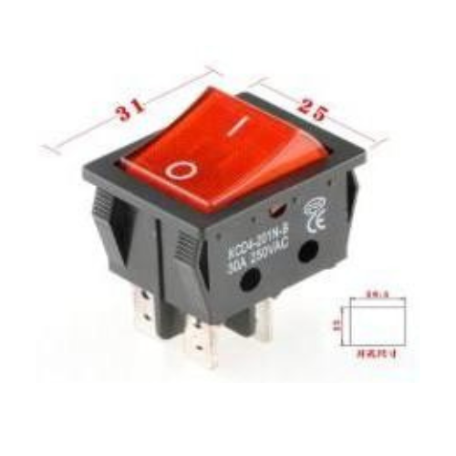 Interruptor doble contacto ON/OFF VESTECC